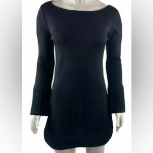 Alice + Olivia Black Long Sleeve Dress